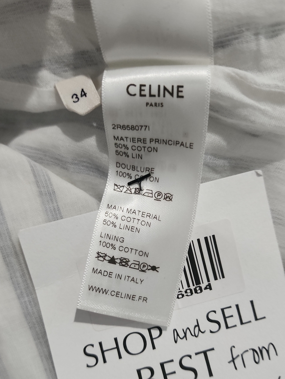 Celine Striped Ruffle Dresss - Picture 13 of 13